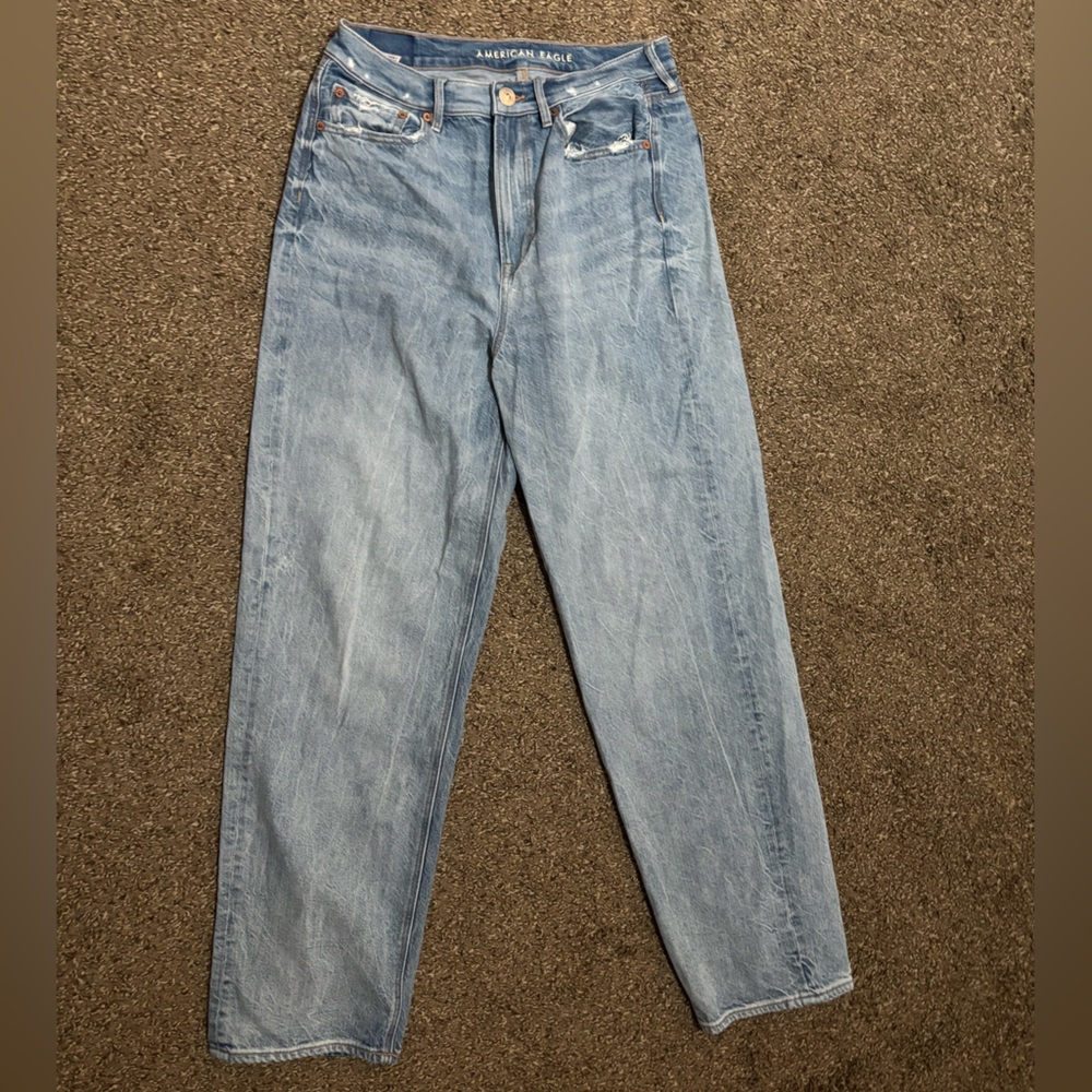 American Eagle Outfitters Light Blue Straight Jeans
